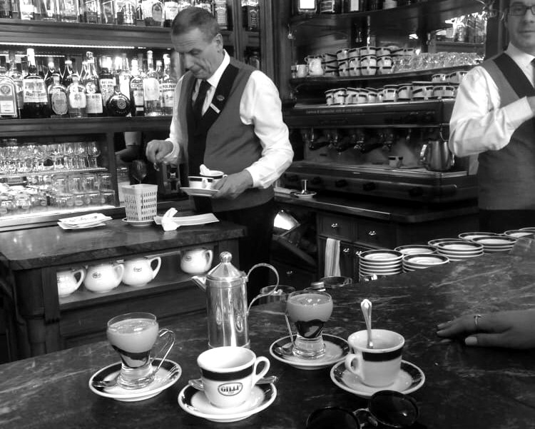 Caffe Gilli is a litarary café in Florence. Founded in 1733.